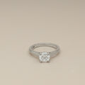 Cartier Platinum 1895 Solitaire Brilliant-Cut Diamond Ring 51