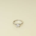 Cartier Platinum 1895 Solitaire Brilliant-Cut Diamond Ring 51