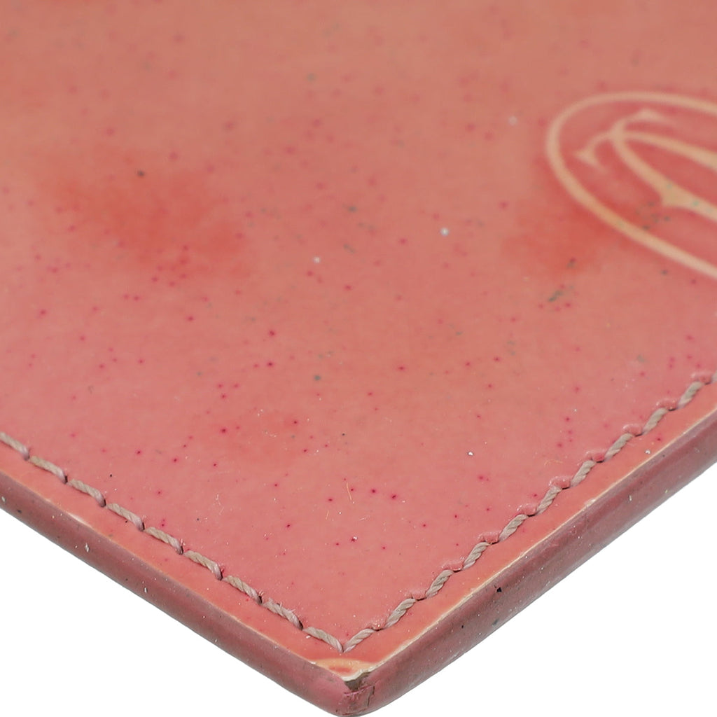 Cartier Pink Happy Birthday Single Card Holder