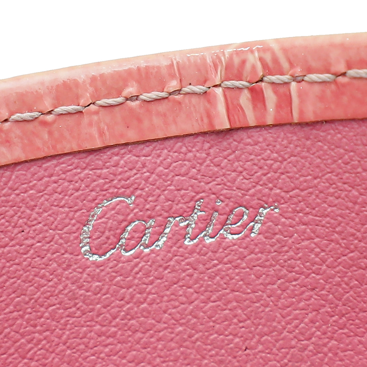 Cartier Pink Happy Birthday Single Card Holder
