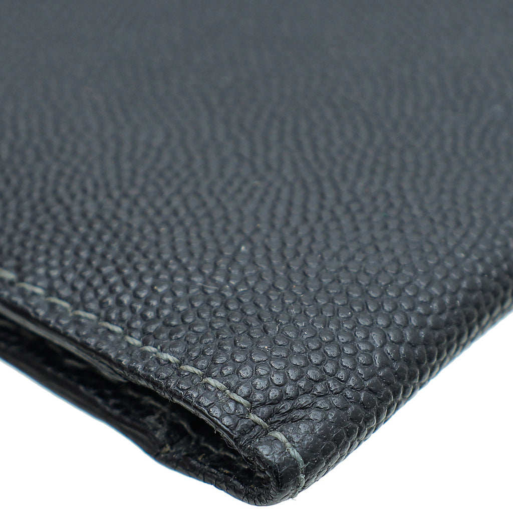 Cartier Black Santos Bi-Folder Wallet