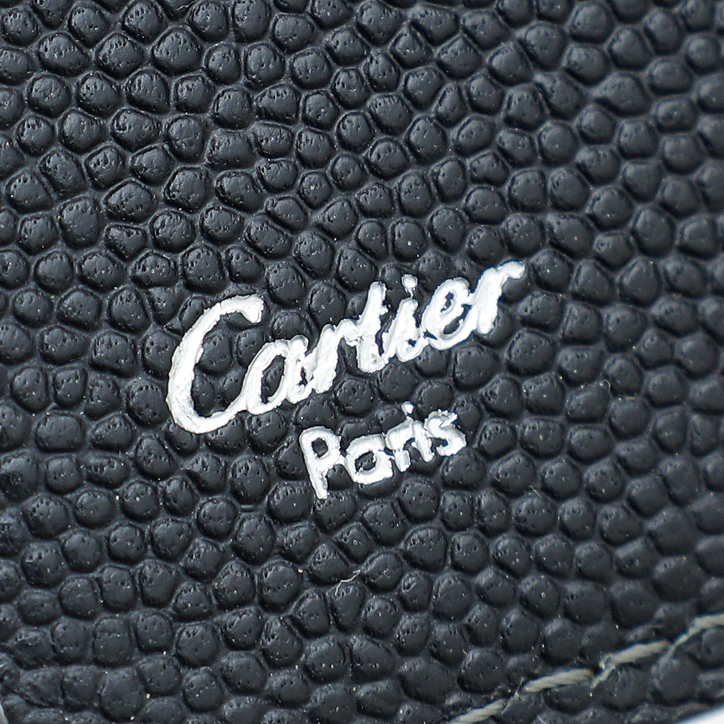 Cartier Black Santos Bi-Folder Wallet
