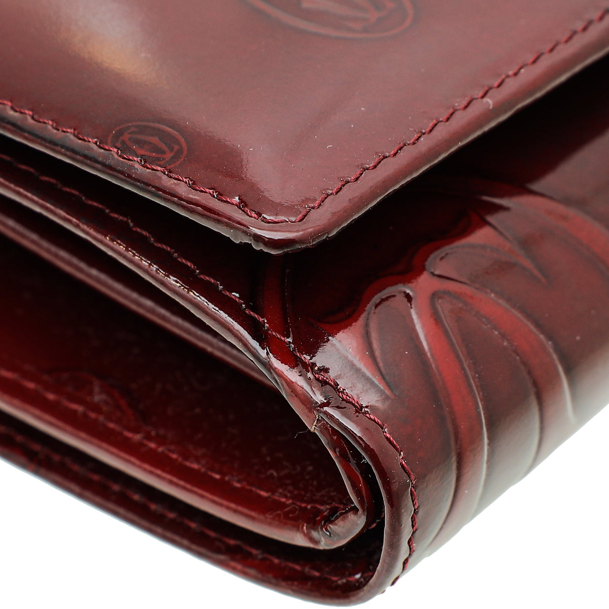 Cartier Red Smooth Happy Birthday Flap Wallet