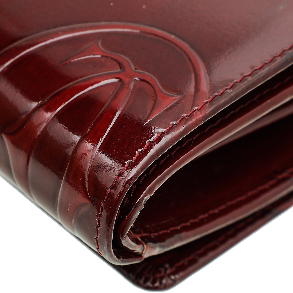 Cartier Red Smooth Happy Birthday Flap Wallet