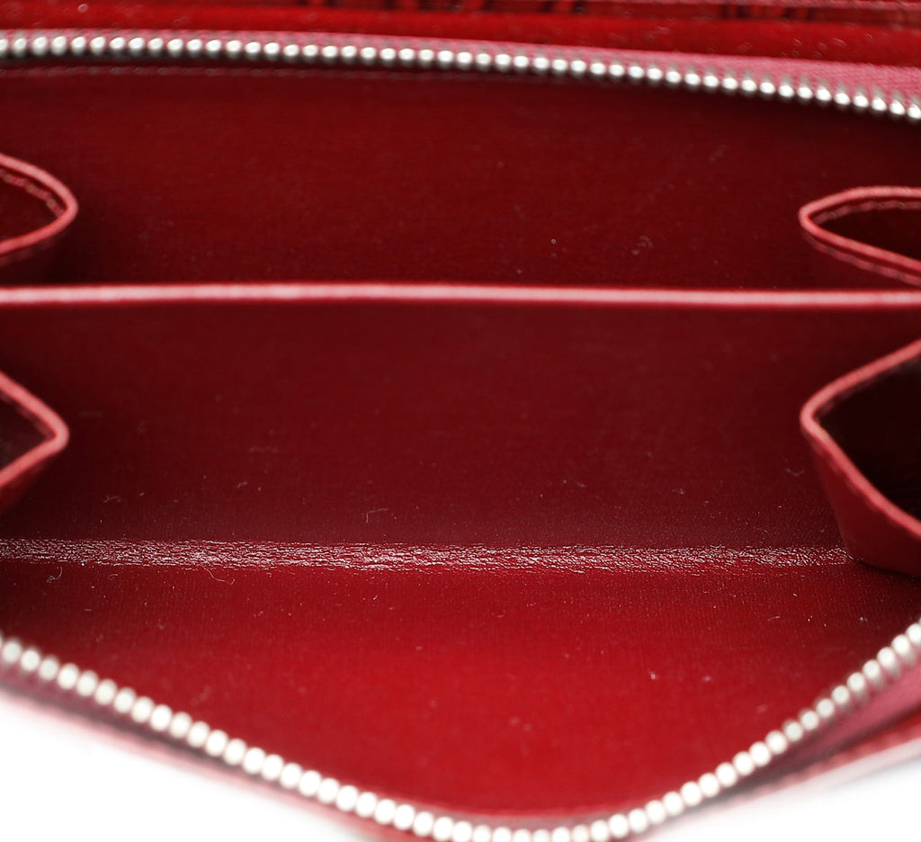 Cartier Red Smooth Happy Birthday Flap Wallet
