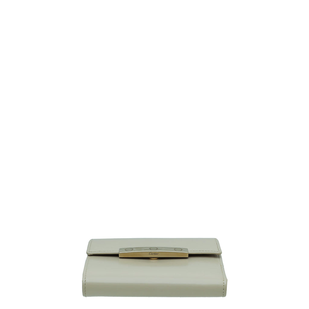 Cartier Cream Love Trifold Wallet