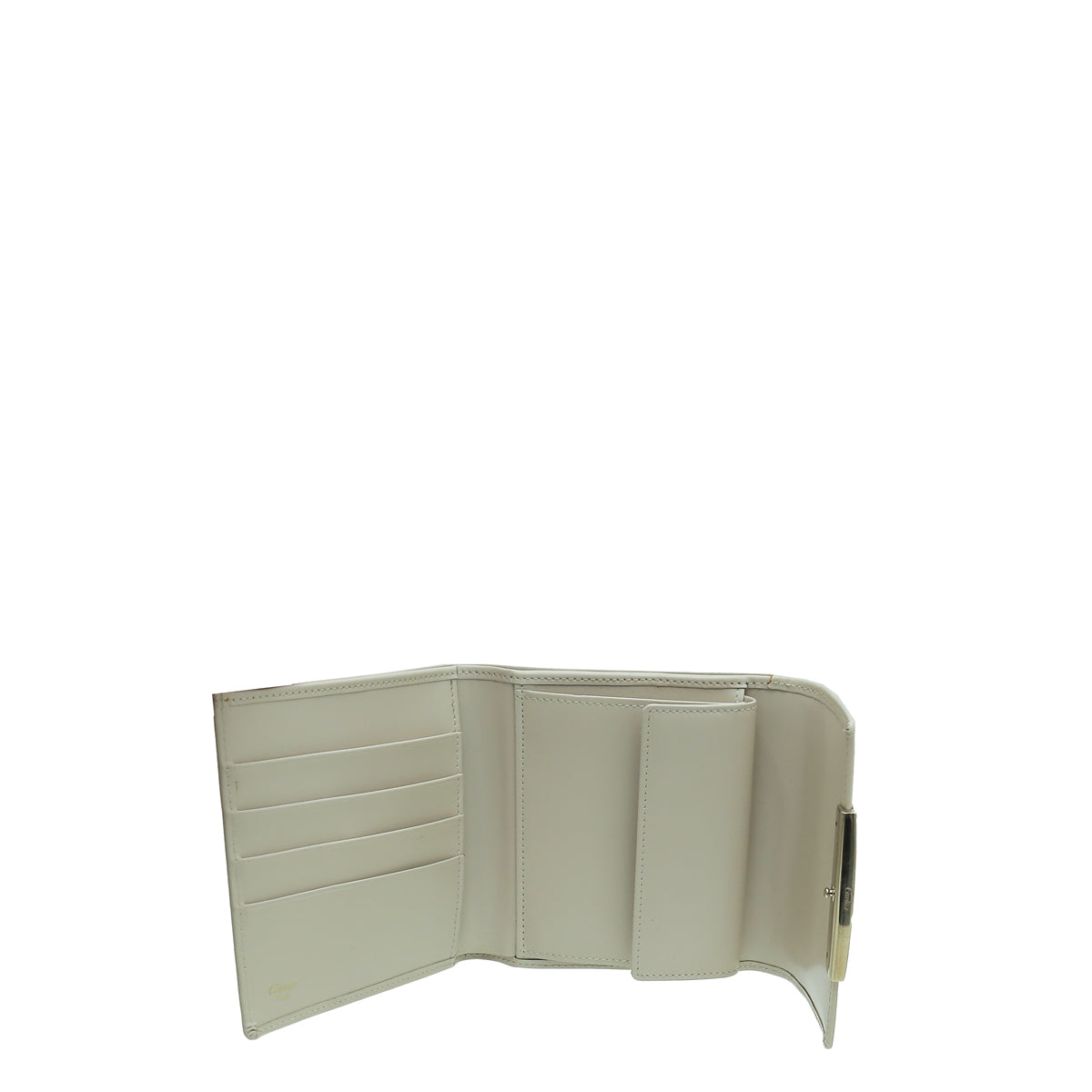 Cartier Cream Love Trifold Wallet