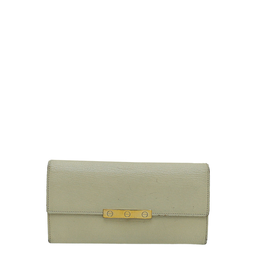 Cartier Beige Love Continental Wallet