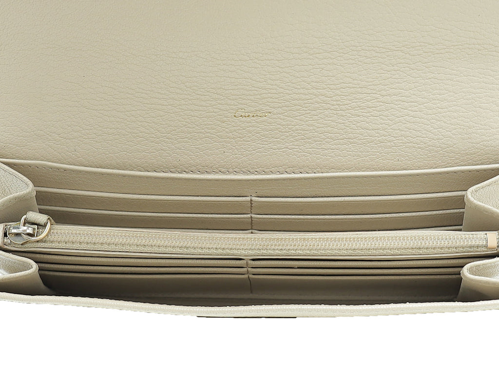 Cartier Beige Love Continental Wallet