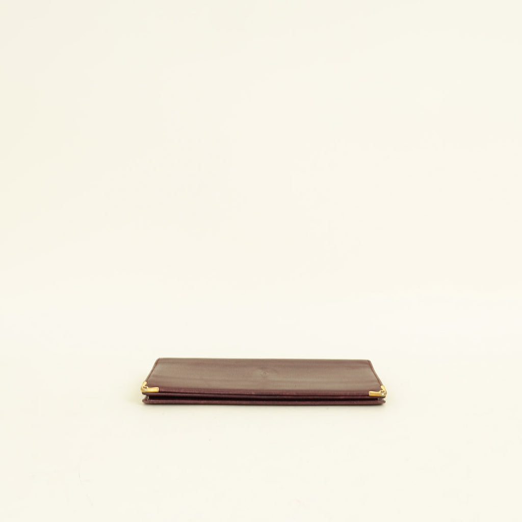 Cartier Burgundy Must De Cartier International Wallet