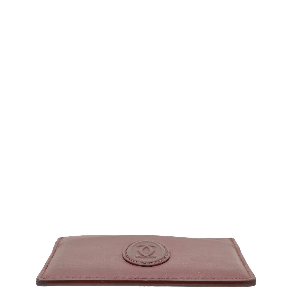 Cartier Burgundy Must De Cartier Card Holder