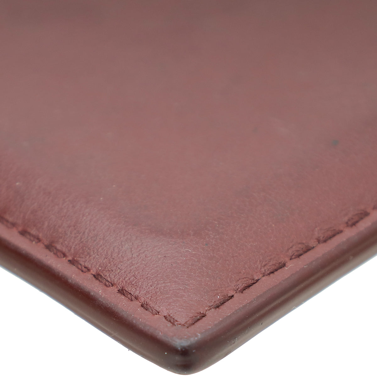 Cartier Burgundy Must De Cartier Card Holder