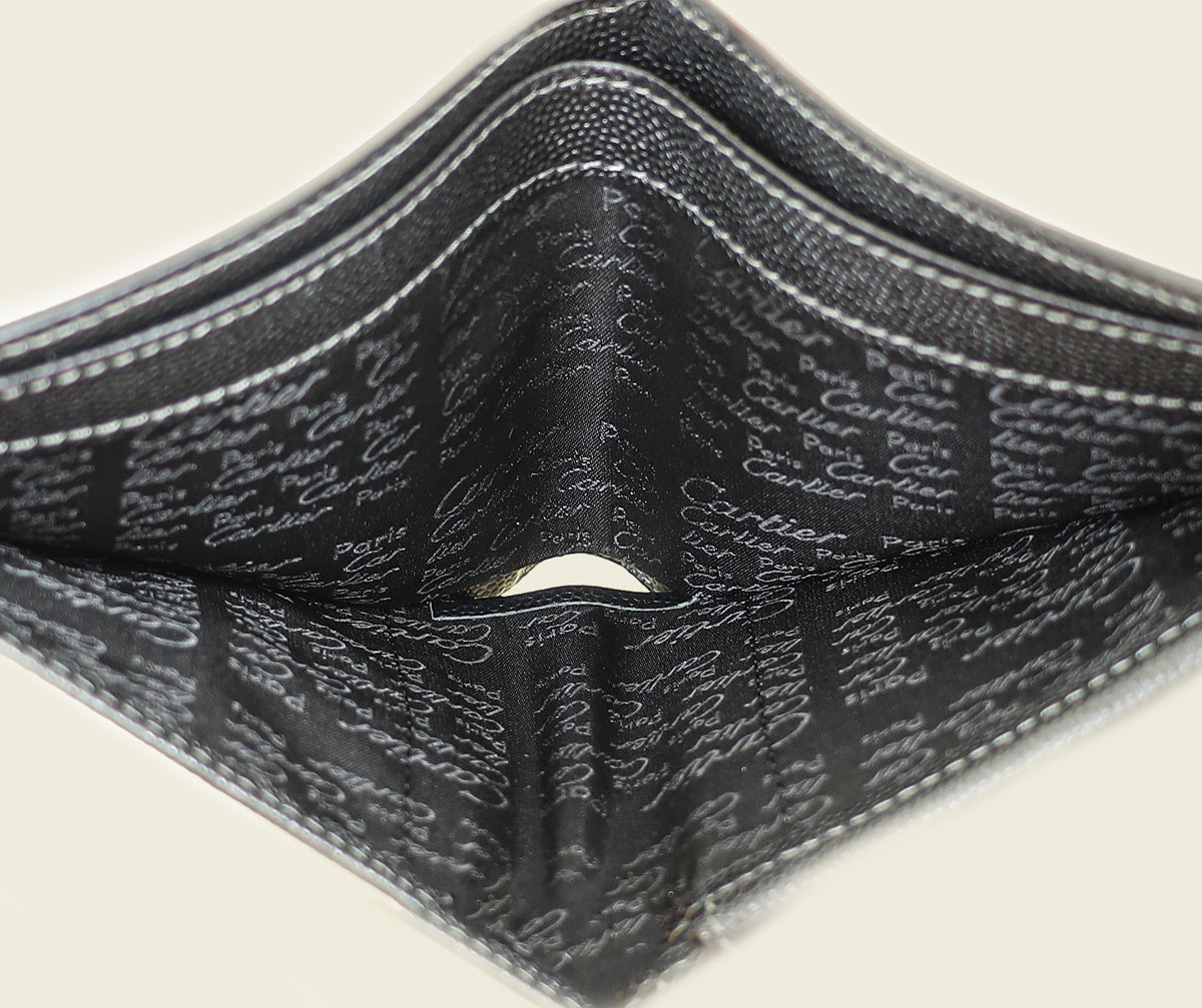 Cartier Black Santos de Cartier Wallet (For Men)
