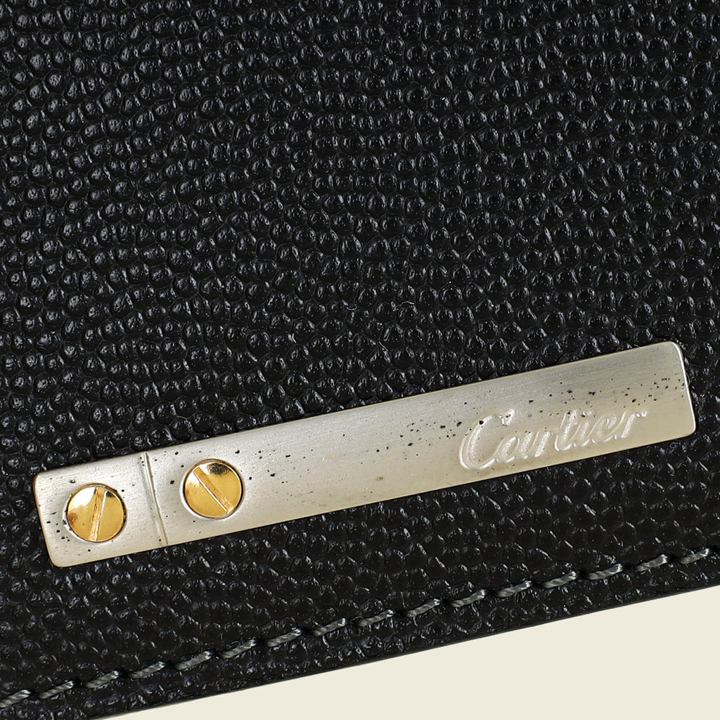 Cartier Black Santos de Cartier Wallet (For Men)