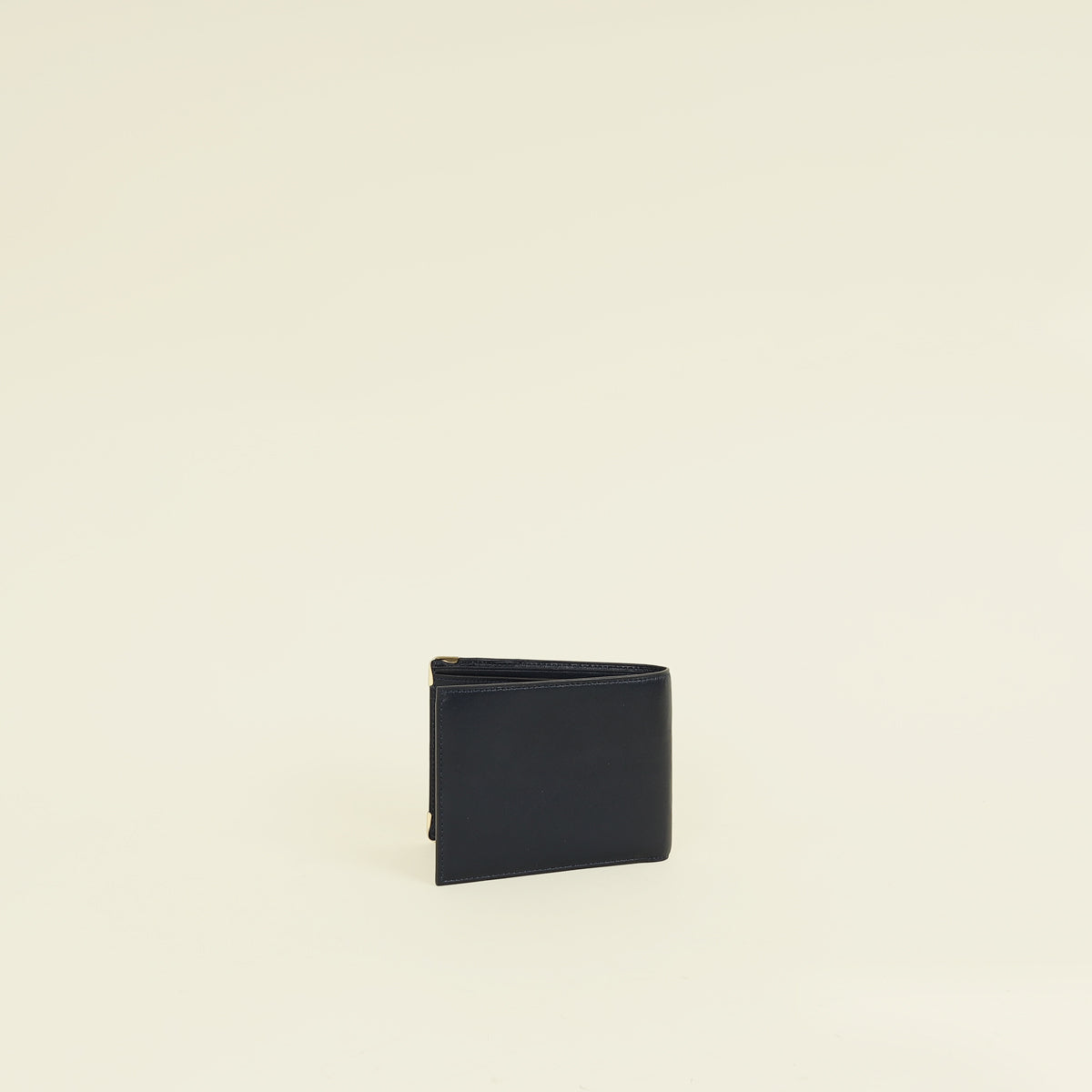 Cartier Navy Diagonal Stitched Wallet (For Men)