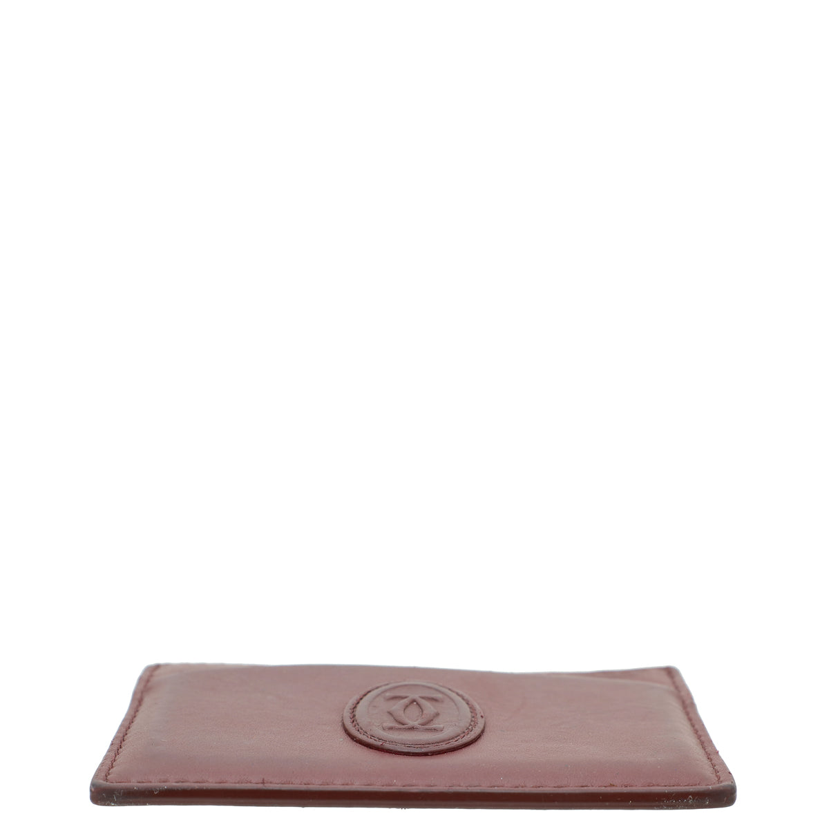 Cartier Burgundy Must De Cartier Card Holder