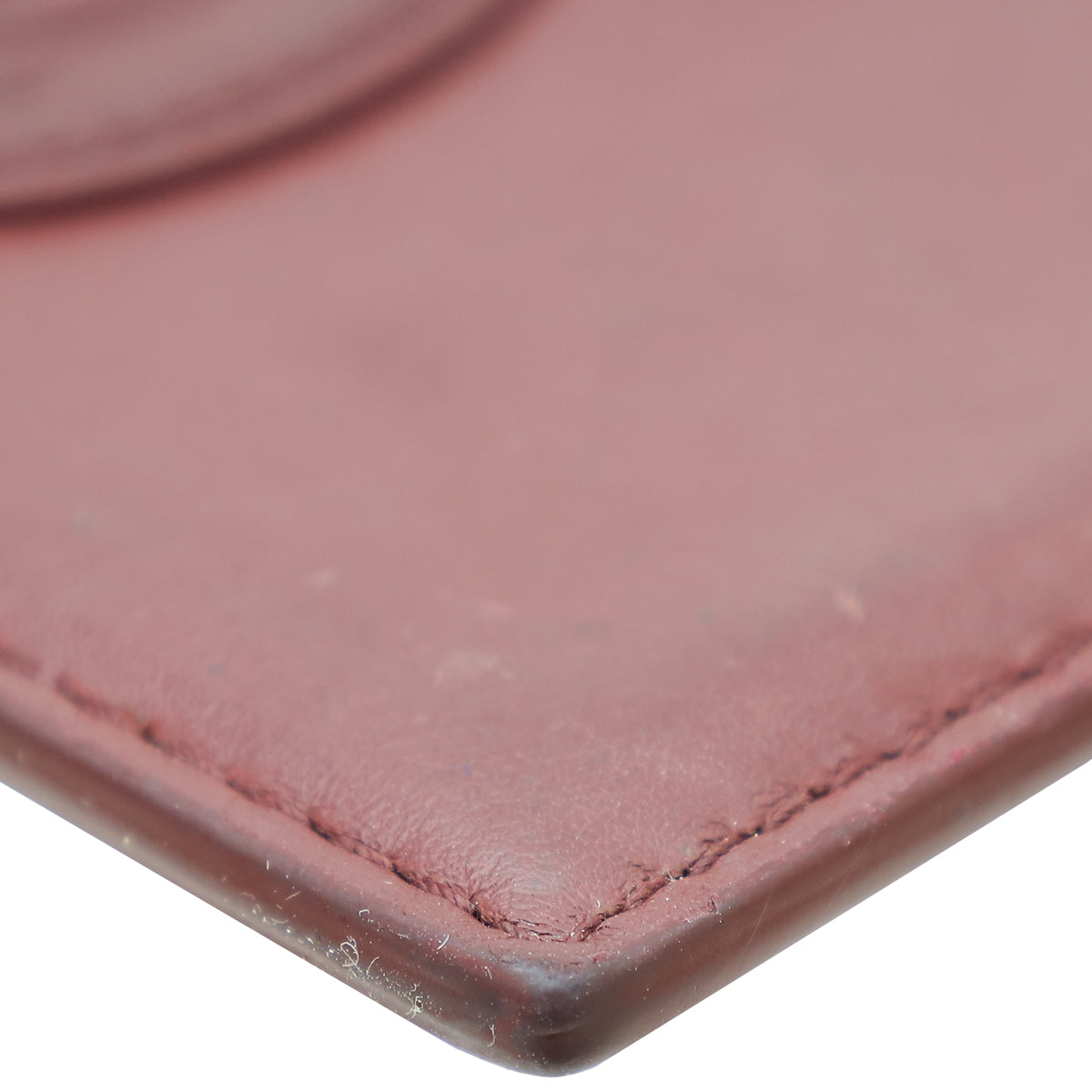 Cartier Burgundy Must De Cartier Card Holder