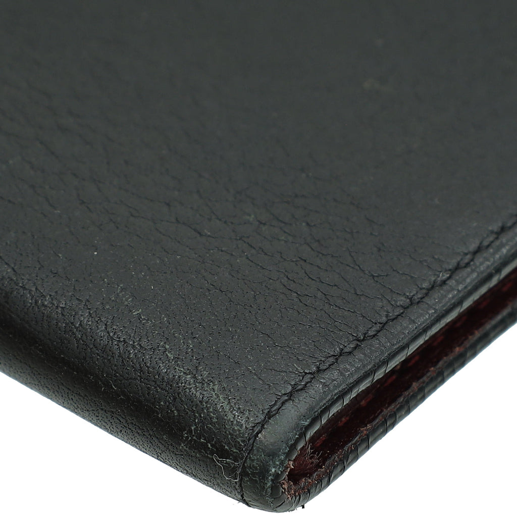 Cartier Black Must De Cartier 6 Credit Card Compact Wallet