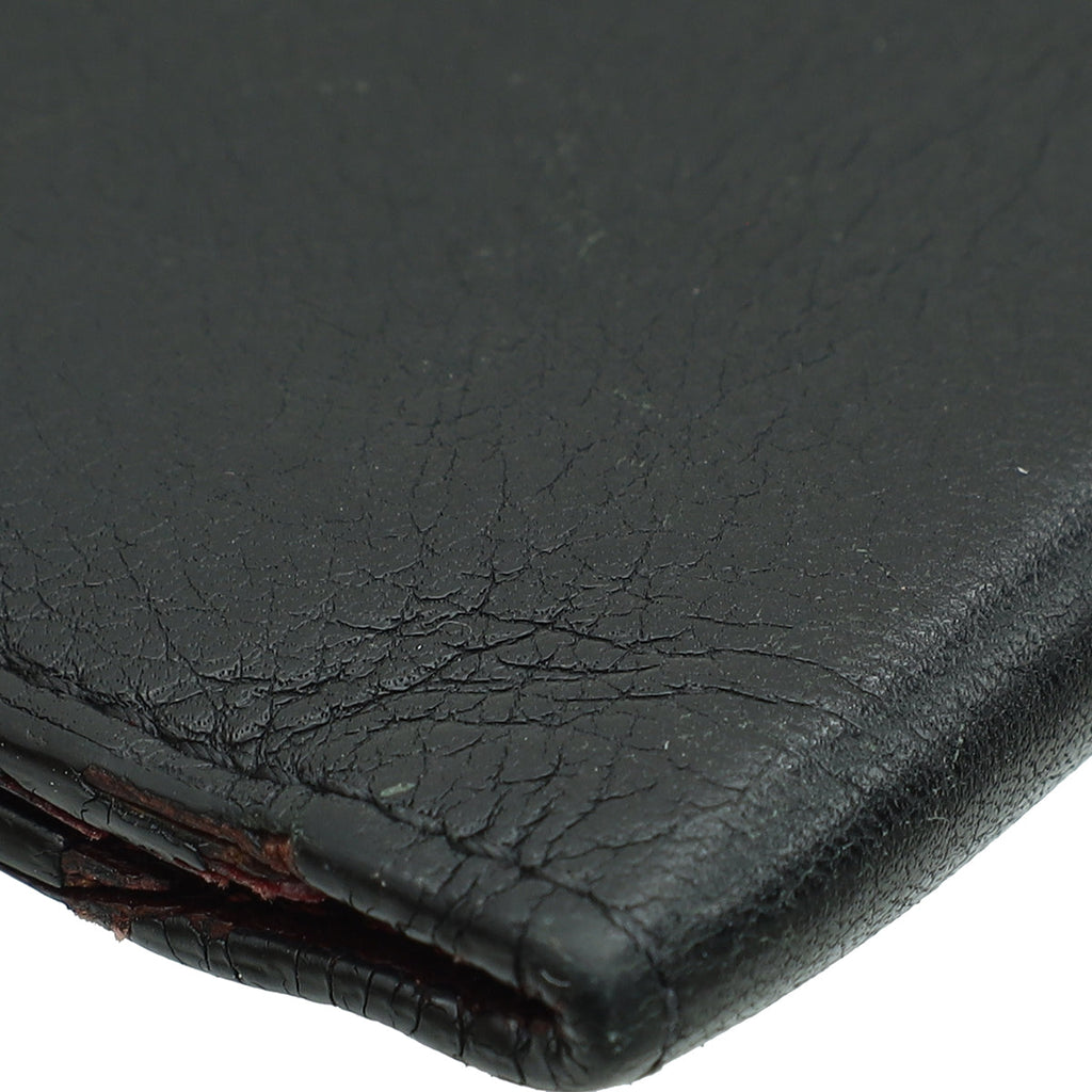 Cartier Black Must De Cartier 6 Credit Card Compact Wallet