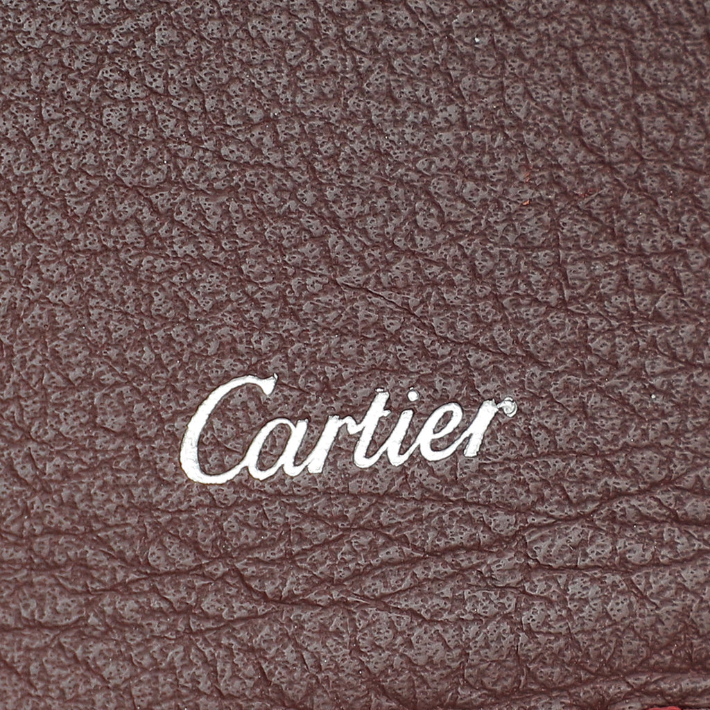 Cartier Black Must De Cartier 6 Credit Card Compact Wallet