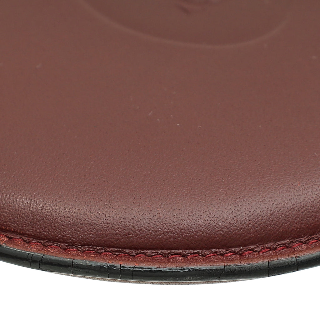 Cartier Burgundy Must de Cartier Round Coin Purse
