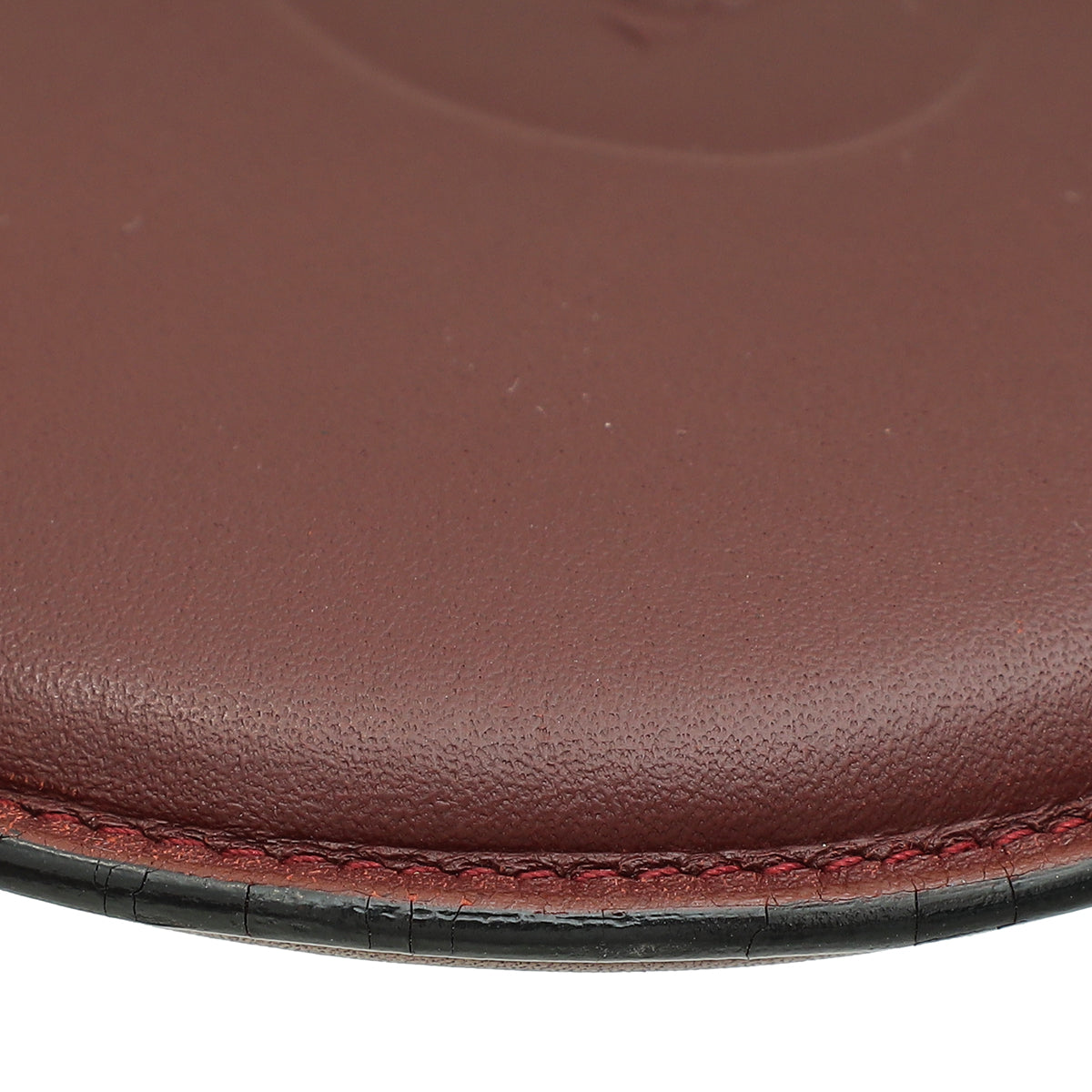 Cartier Burgundy Must de Cartier Round Coin Purse