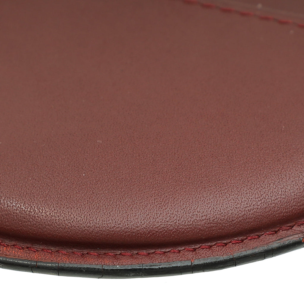 Cartier Burgundy Must de Cartier Round Coin Purse