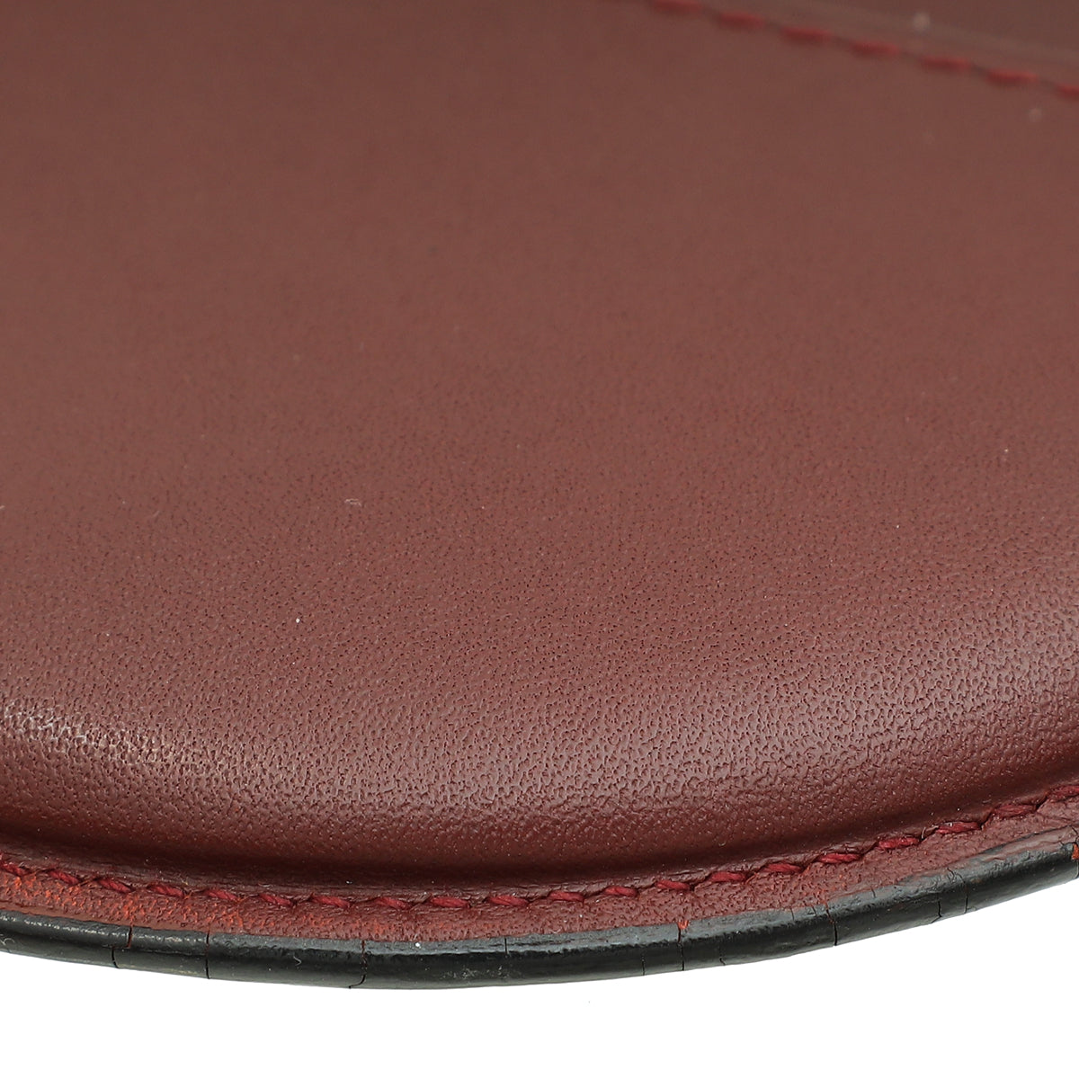 Cartier Burgundy Must de Cartier Round Coin Purse