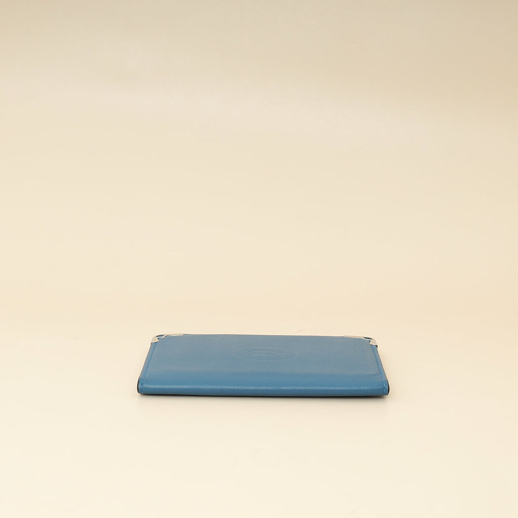 Cartier Blue Must De Cartier 4 Credit Card Case