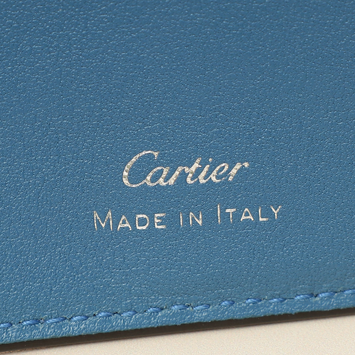 Cartier Blue Must De Cartier Wallet