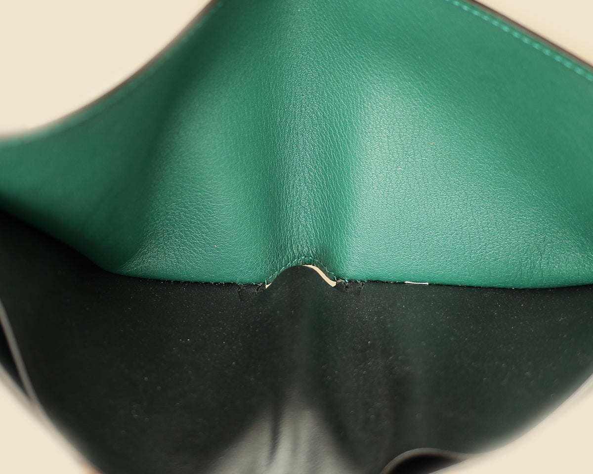 Cartier Green Must de Cartier Wallet W/ MMR Initials
