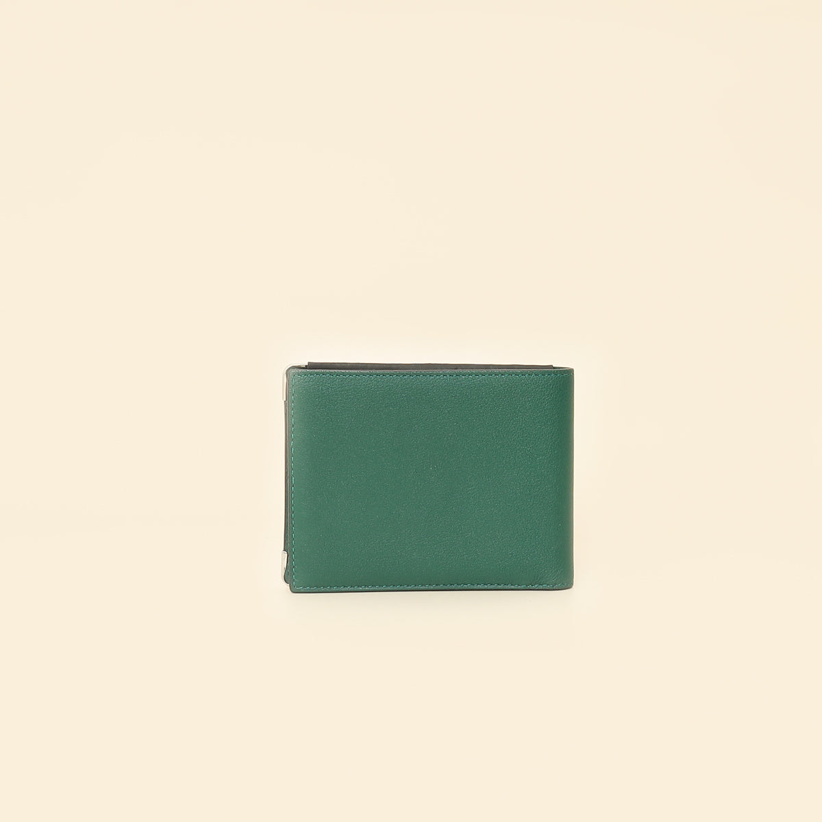 Cartier Green Must de Cartier Wallet W/ MMR Initials