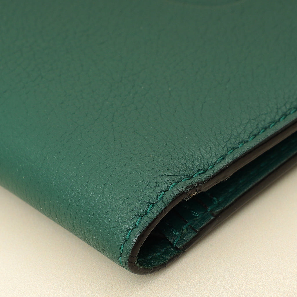 Cartier Green Must de Cartier Wallet W/ MMR Initials