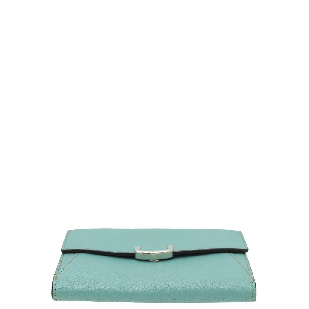 Cartier Mint Green C De Cartier Compact Wallet