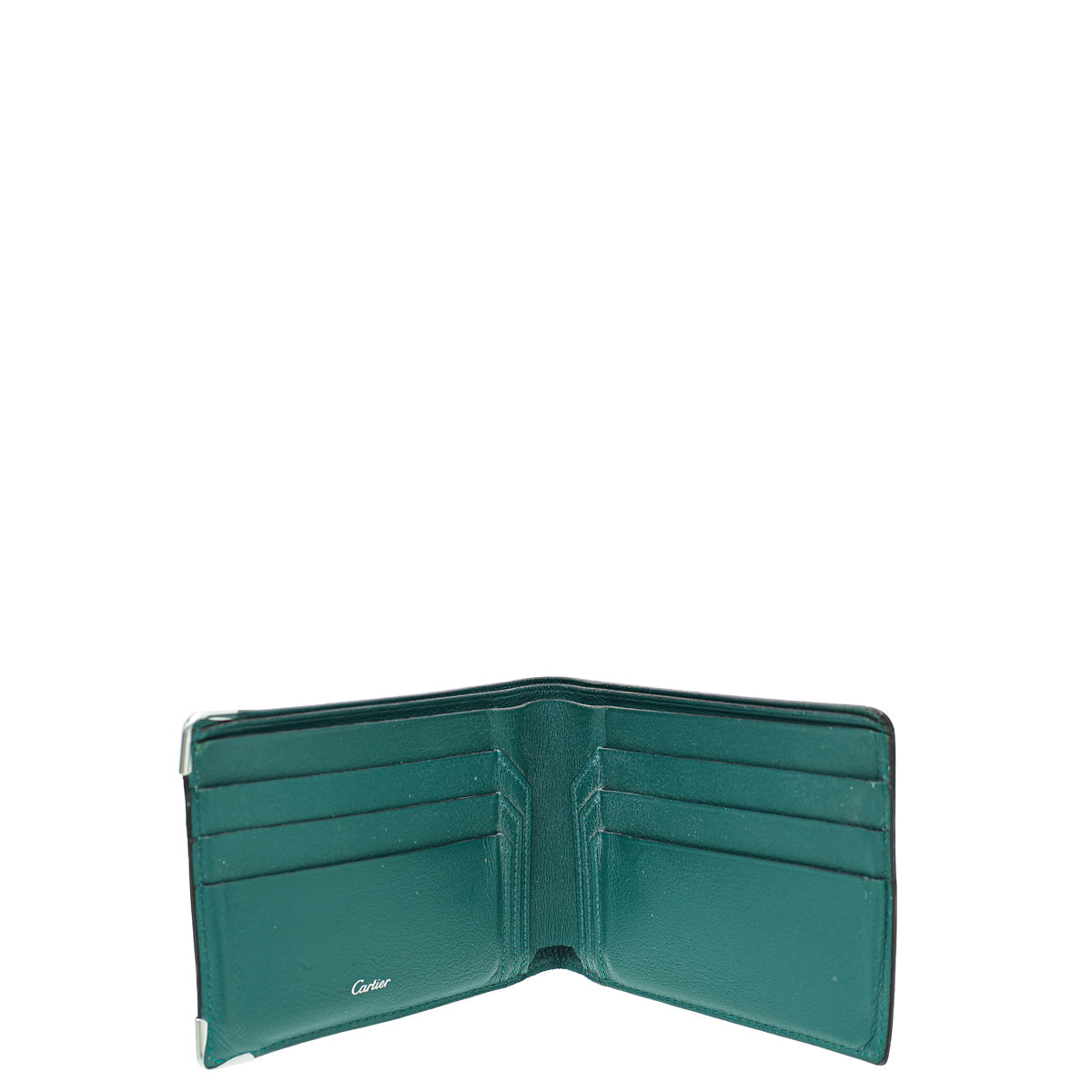 Cartier Peacock Green Must De Cartier Wallet