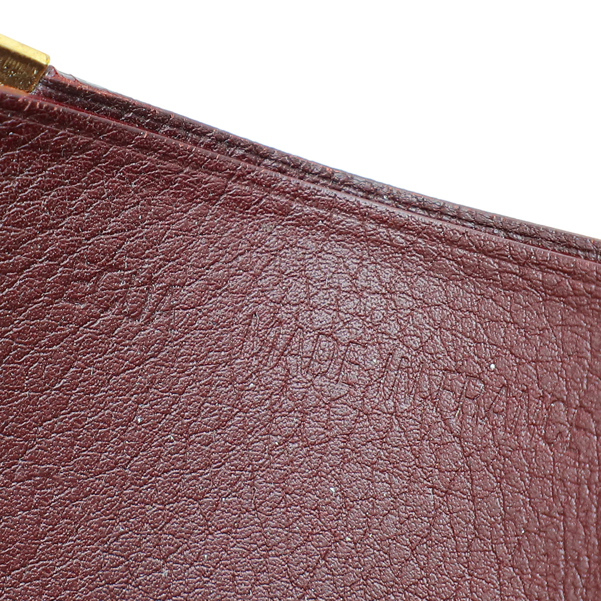 Cartier Burgundy Must De Cartier Wallet