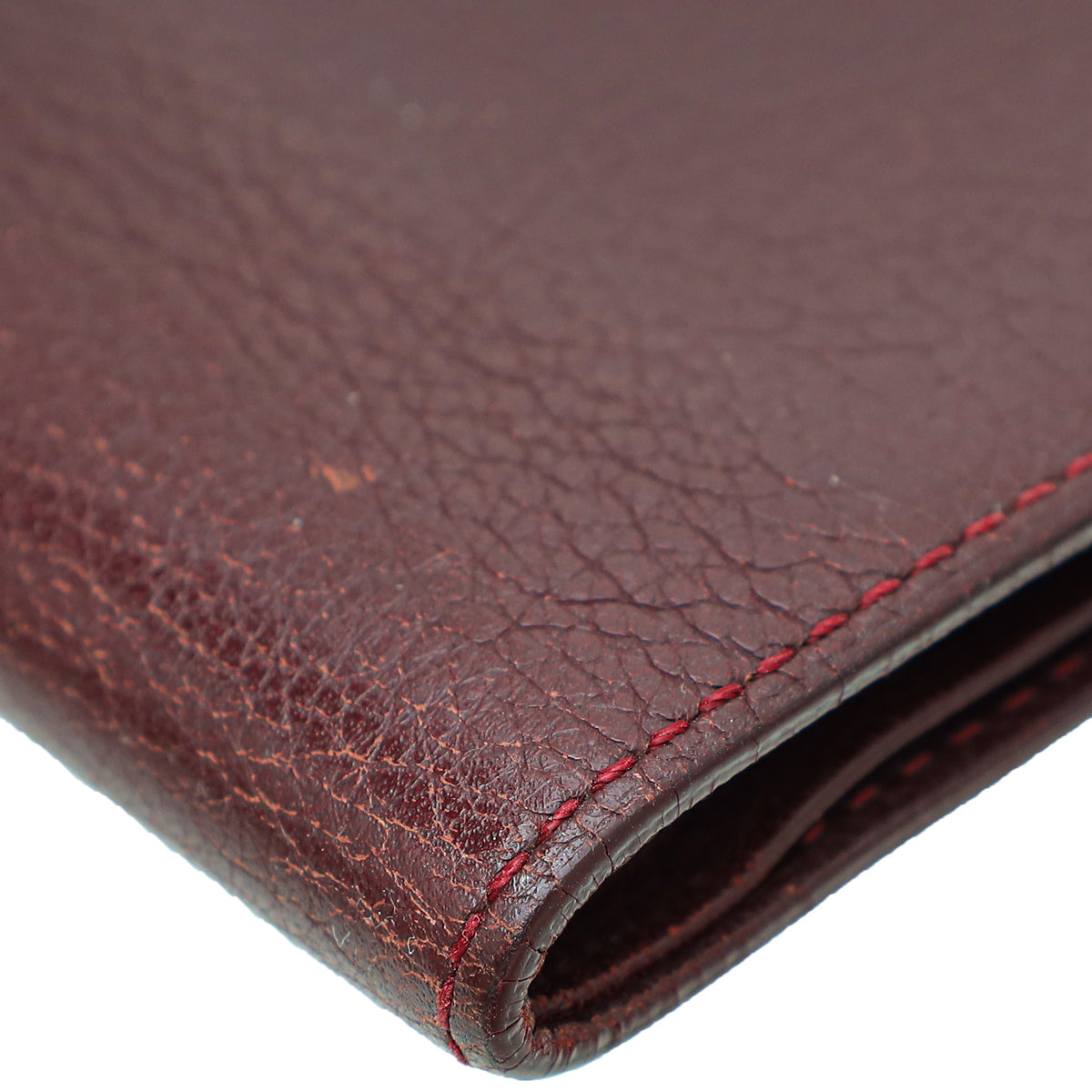 Cartier Burgundy Must De Cartier Wallet