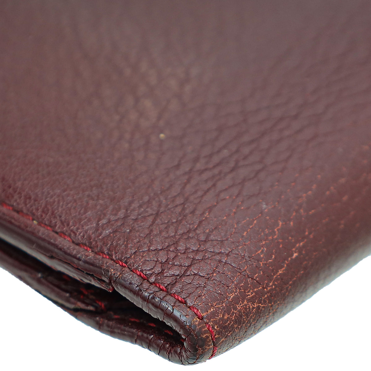 Cartier Burgundy Must De Cartier Wallet