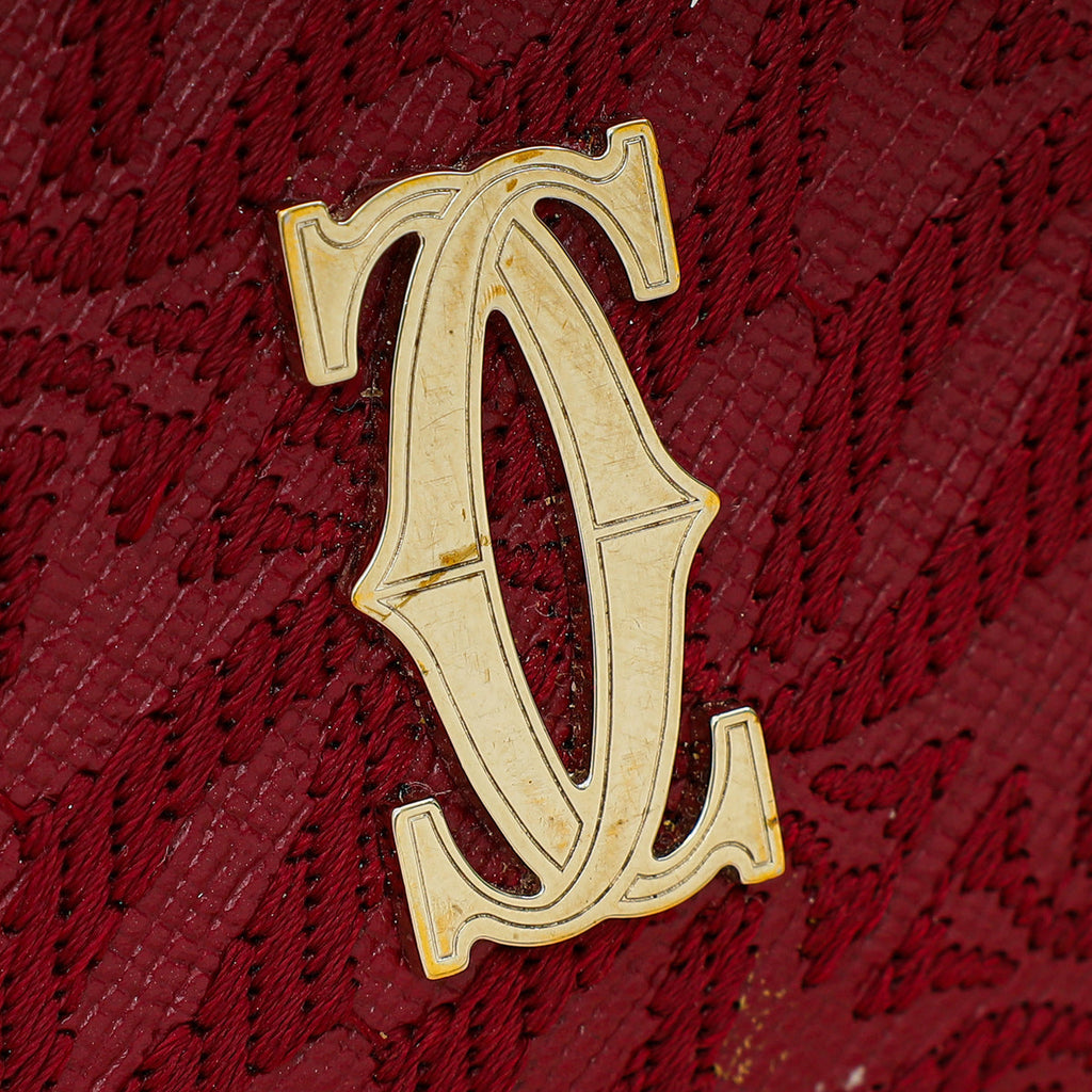 Cartier Cherry Red C De Cartier Simple Card Holder