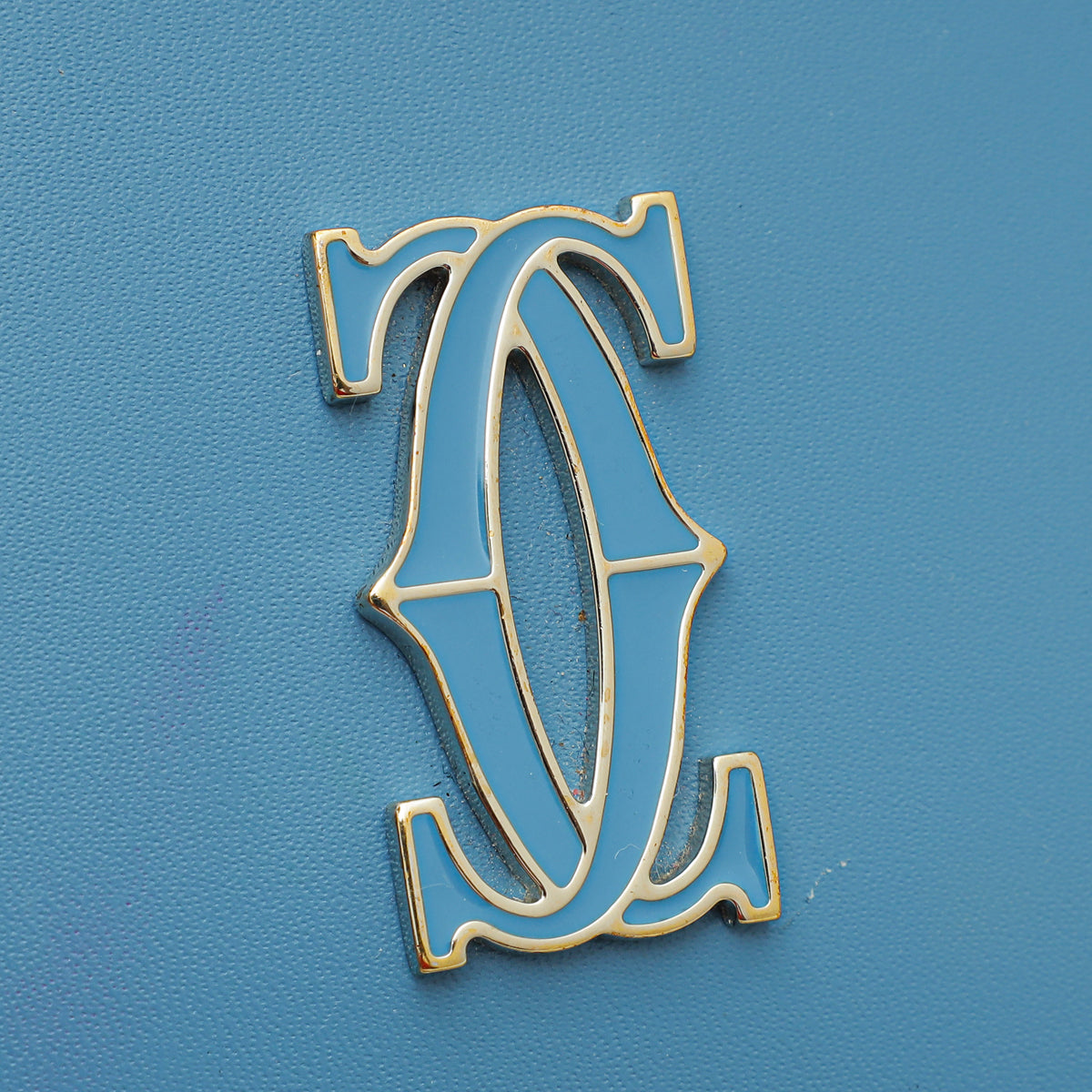 Cartier Blue C De Cartier Simple Card Holder
