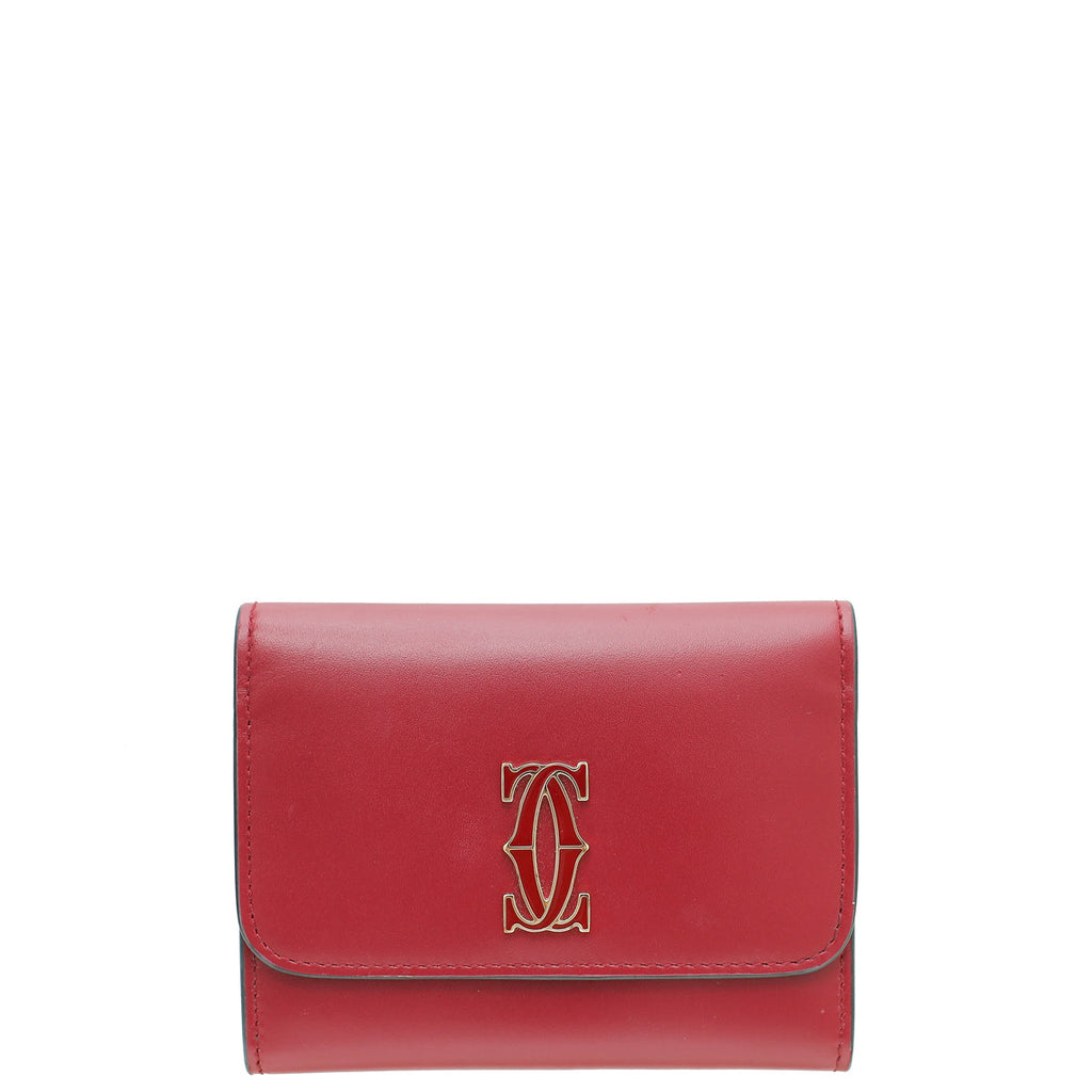 Cartier Cherry Red C De Cartier Mini Wallet