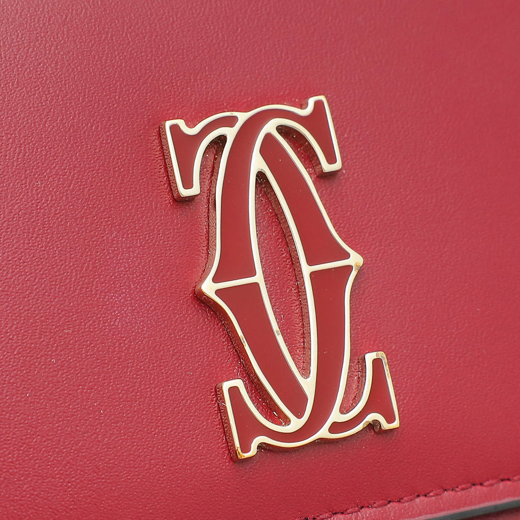 Cartier Cherry Red C De Cartier Mini Wallet