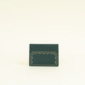 Cartier Emerald Green Guirlande De Cartier Card Holder