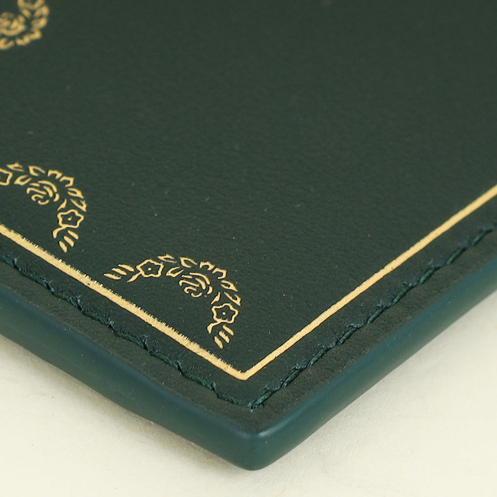Cartier Emerald Green Guirlande De Cartier Card Holder
