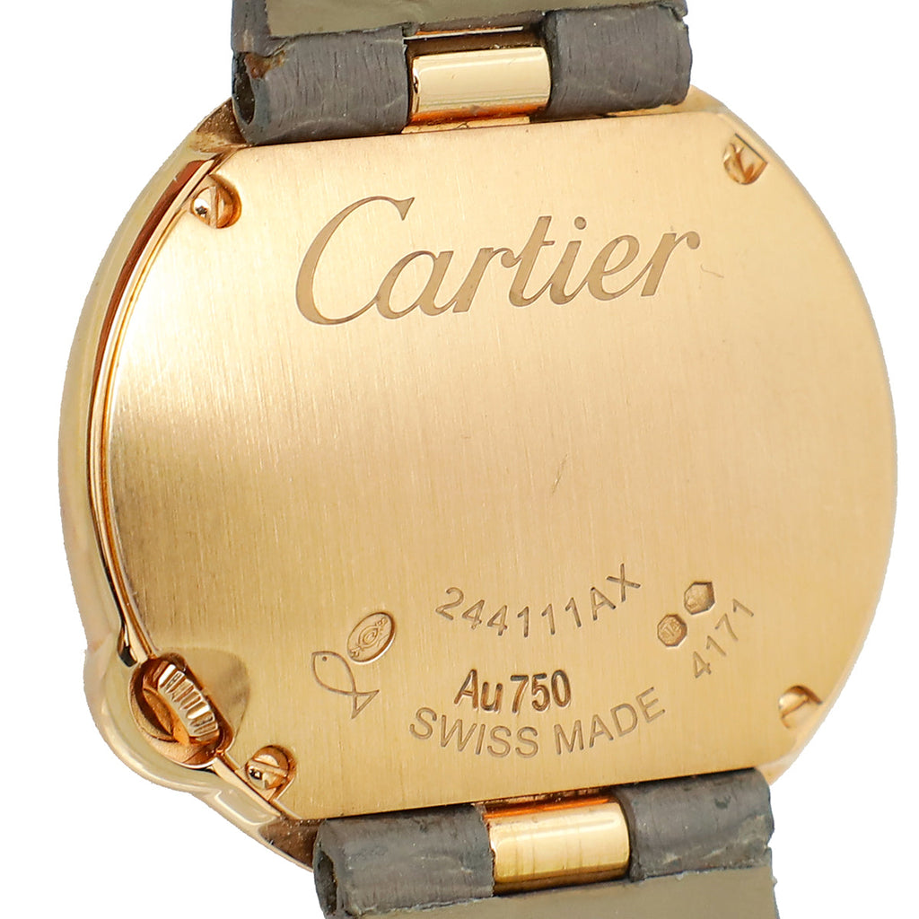 Cartier 18K Rose Gold Ballon Blanc De Cartier 30mm Quartz Watch
