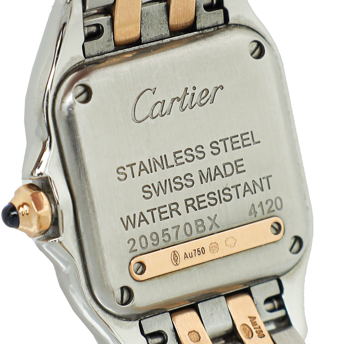 Cartier 18K Rose Gold ST.ST Diamond Panthère De Cartier Small Model Watch