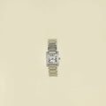 Cartier Stainless Steel Diamond Tank Française Watch