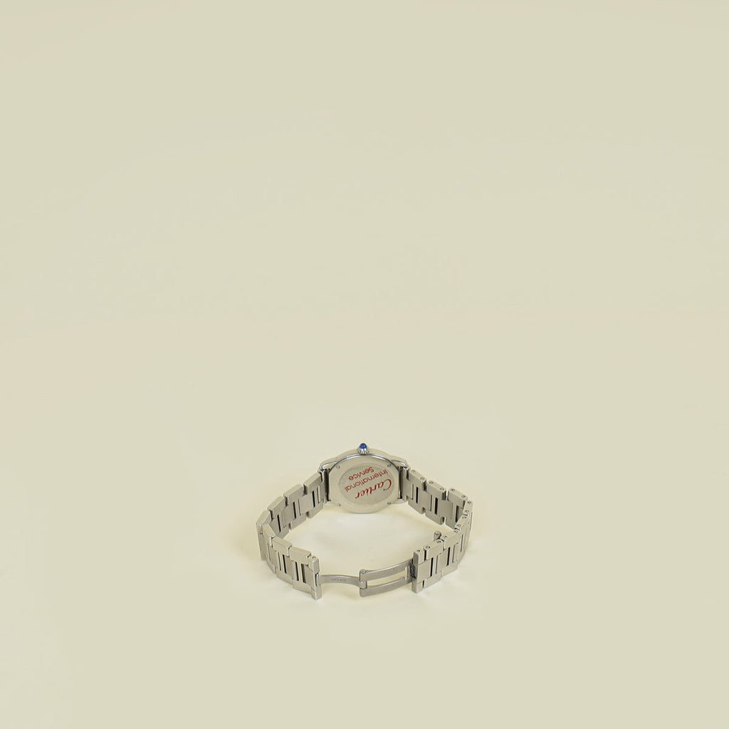 Cartier Stainless Steel Ronde Solo De Cartier Quartz 30mm Watch