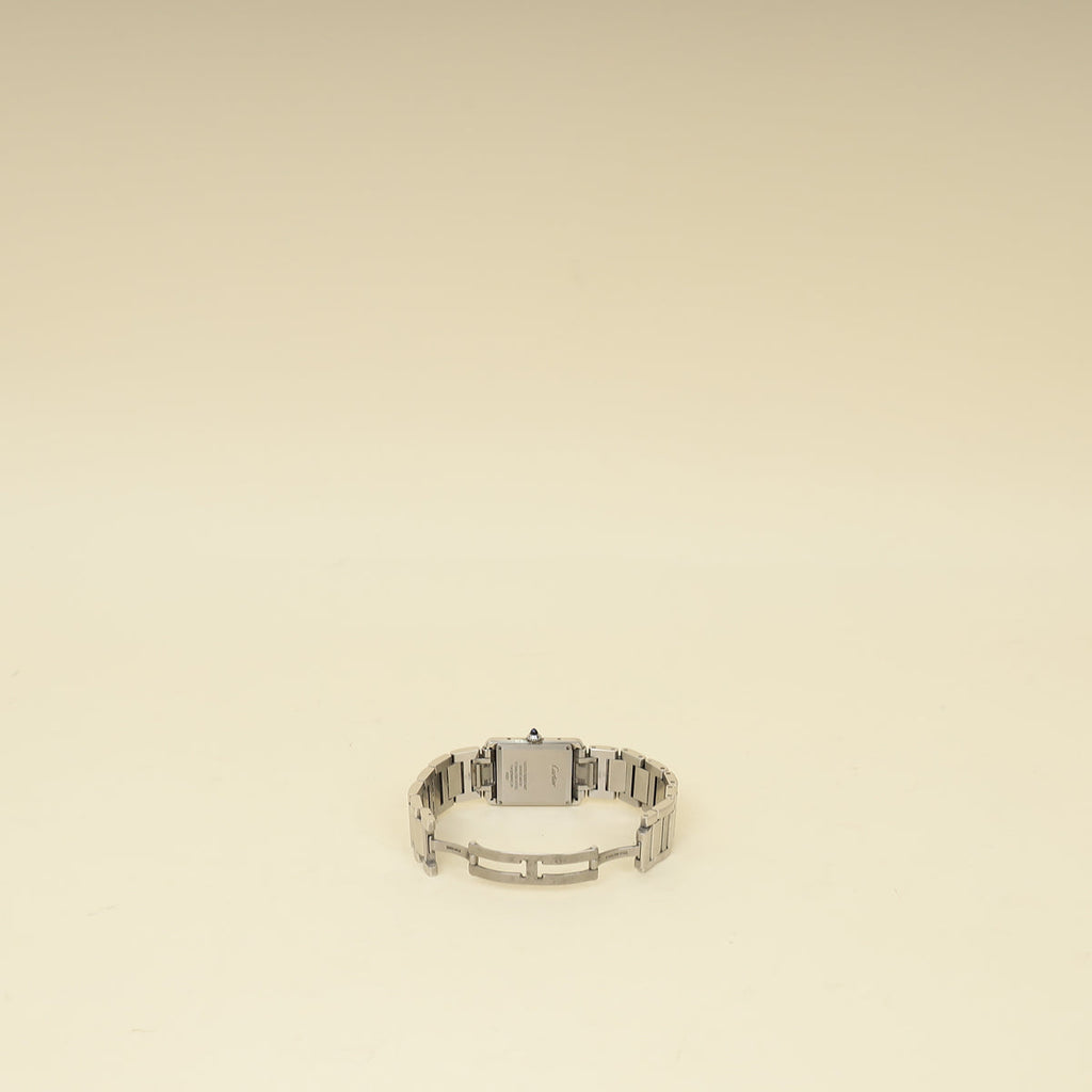 Cartier Stainless Steel Tank Must de Cartier Large Model Quartz Watch