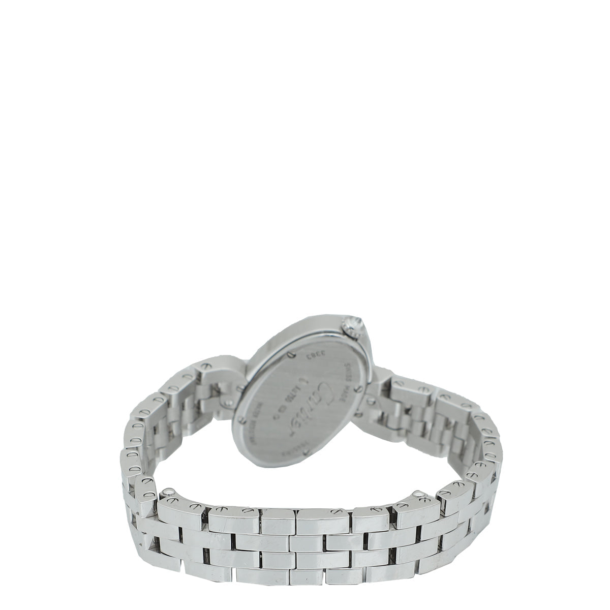 Cartier 18K White Gold Diamond Delices De Cartier Quartz Watch